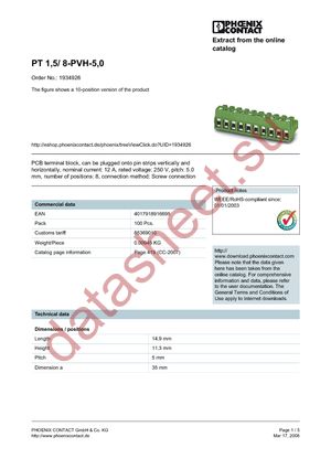 1934926 datasheet  